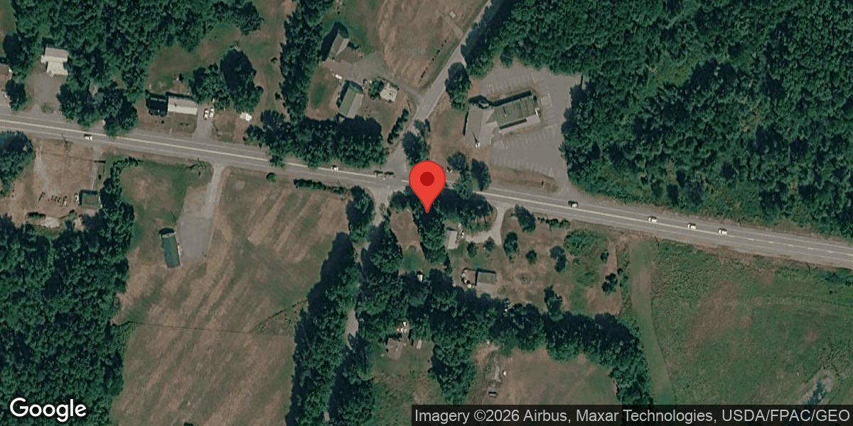 Satellite map of the Palmyra job site with a pin