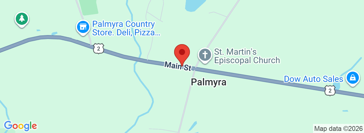 Road map showing Truck 4's position on Route 2 in Palmyra